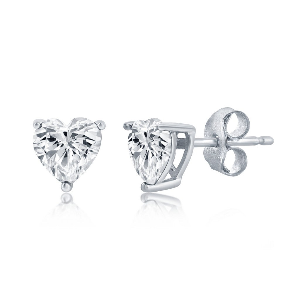 Sterling Silver 6MM Crystal 