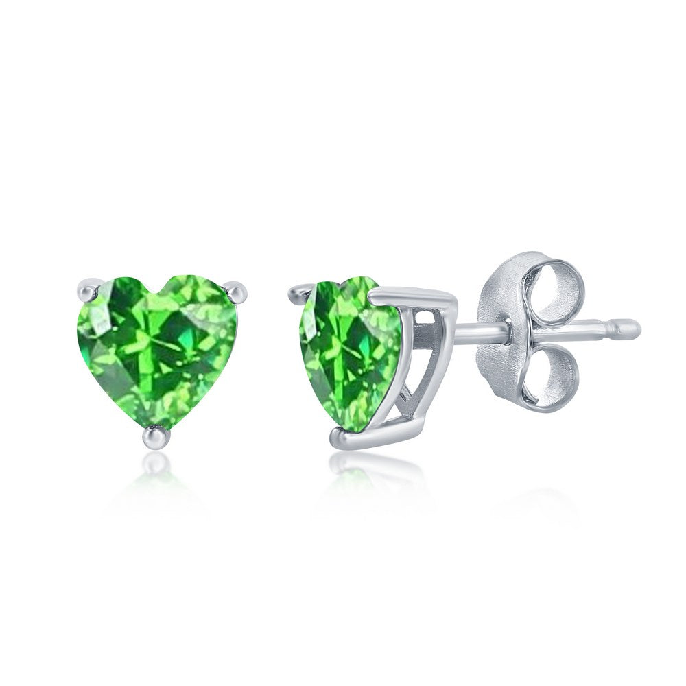 Sterling Silver 6MM Peridot 